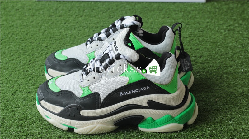 Balenciaga Triple S Mr Porter Neon Green 2018